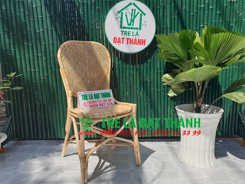 Ghế Thonet Mặt Mây - GTMM004